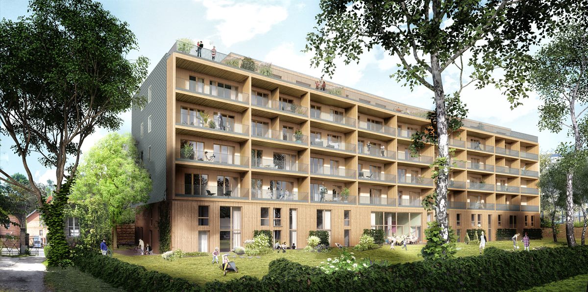 Rubner_Holzbau_Walden48_01_Walden48_Ansicht-Hof