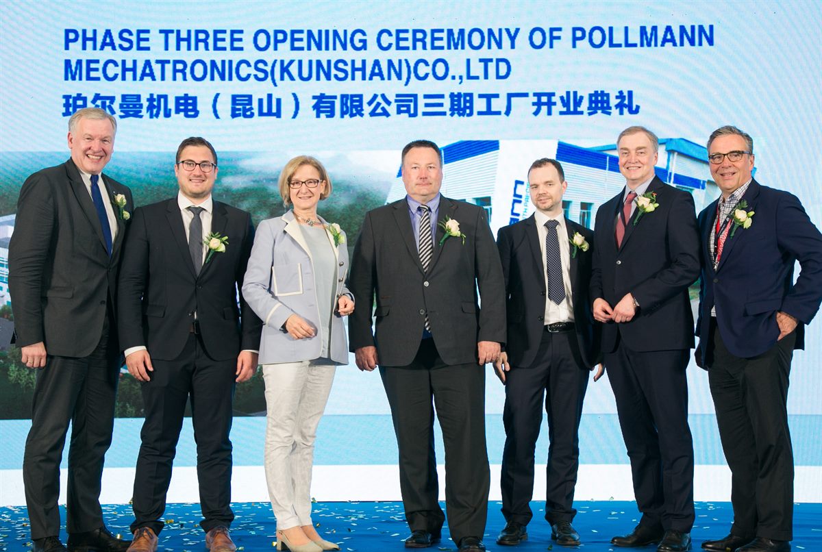 Eröffnung der 3. Ausbaustufe Pollmann China