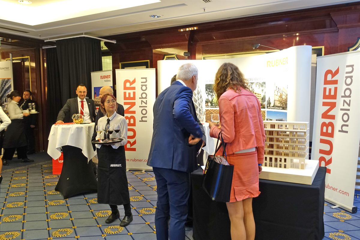 Wirtschaftstag 2019 in Berlin mit Rubner Holzbau