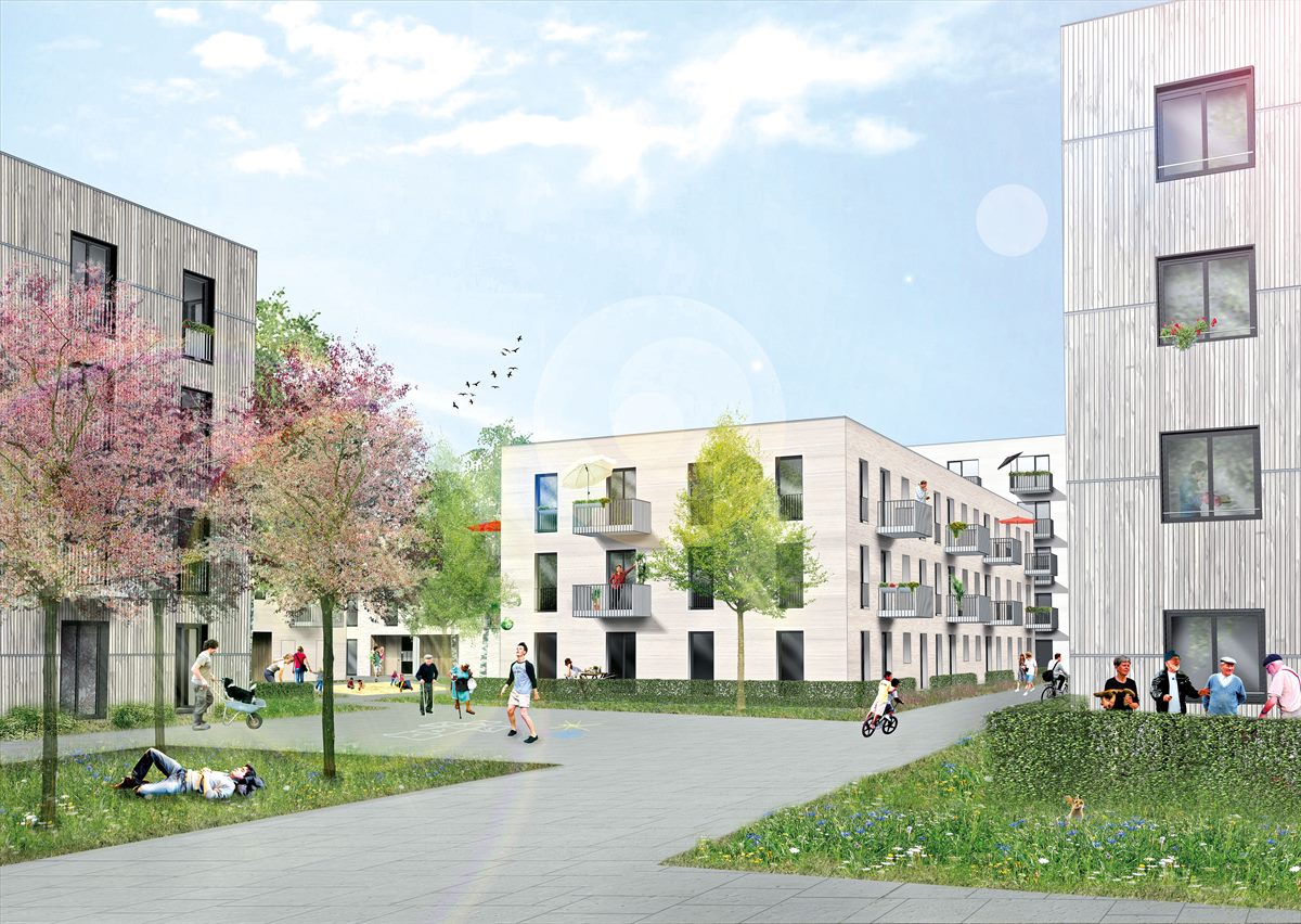 Im August startet Rubner Holzbau mit der Errichtung von sieben Wohnbauten in Holz-Hybridbauweise in Berlin Treptow-Köpenick.